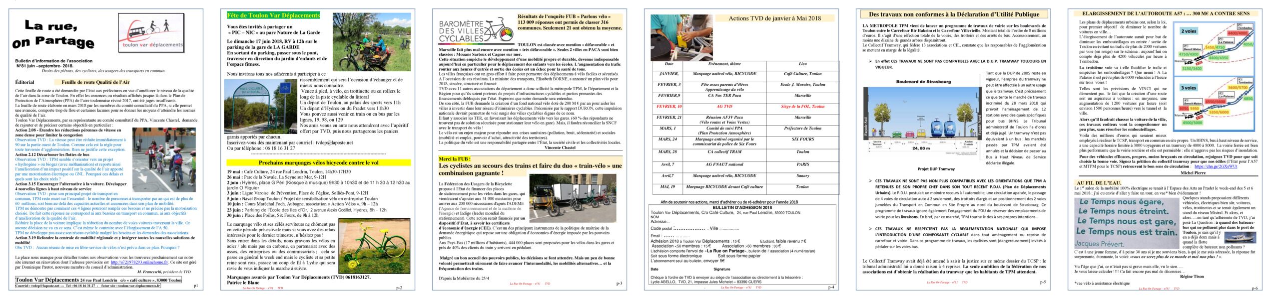 Aperçu du bulletin