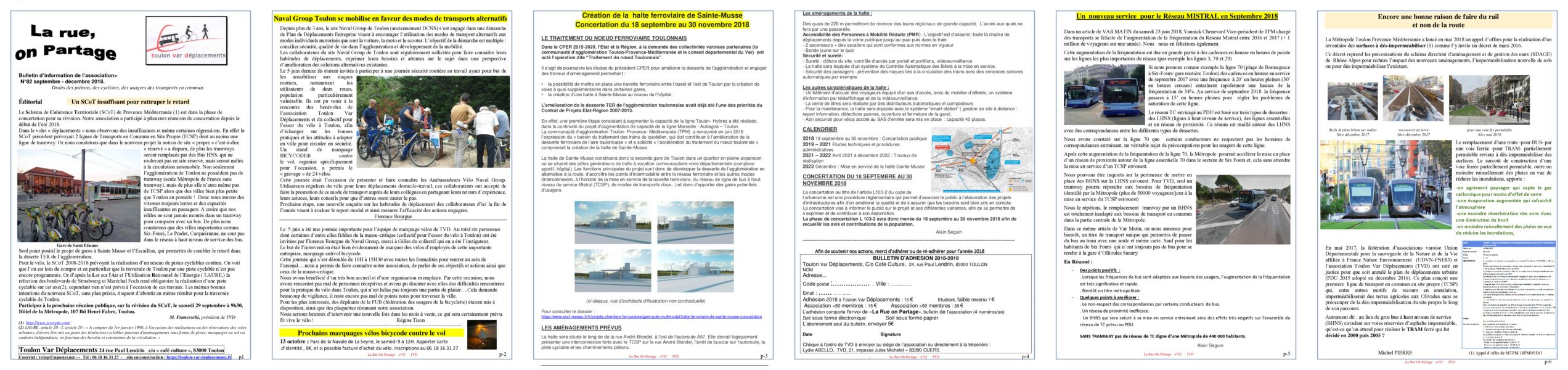 Aperçu du bulletin
