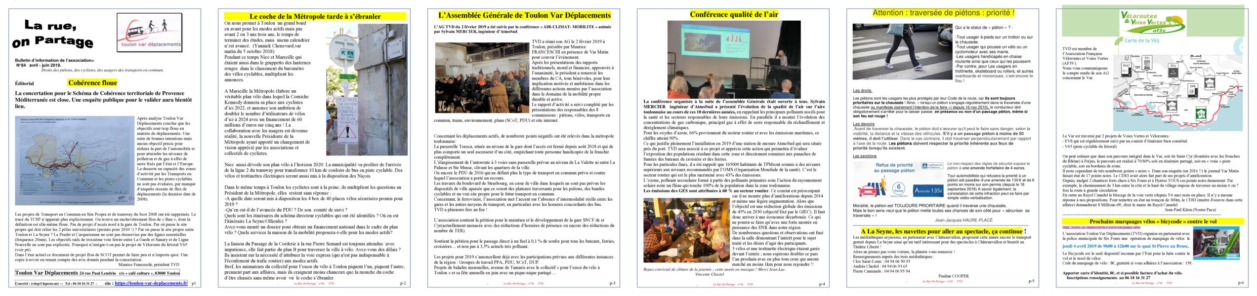 Aperçu du bulletin