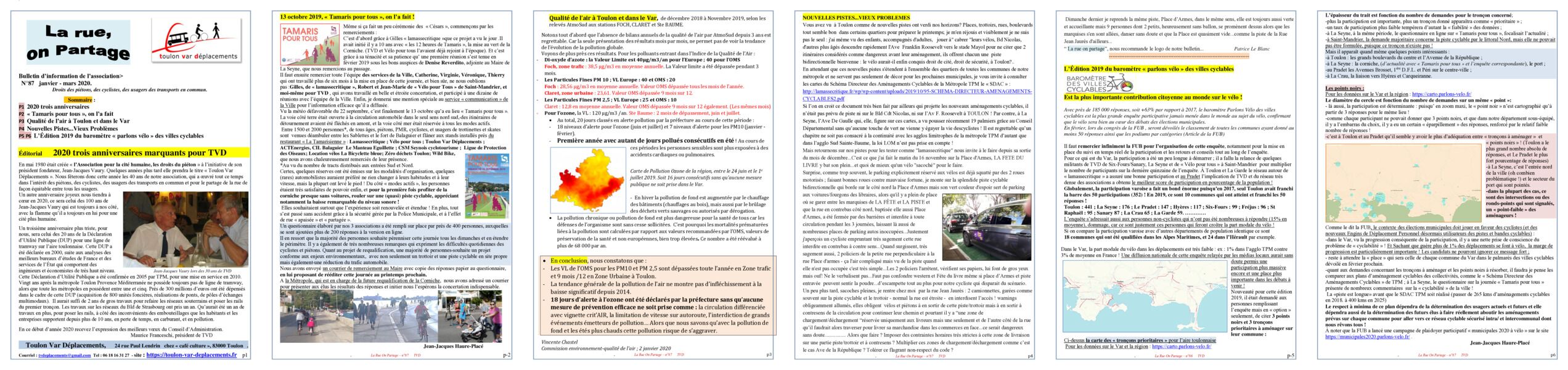 Aperçu du bulletin