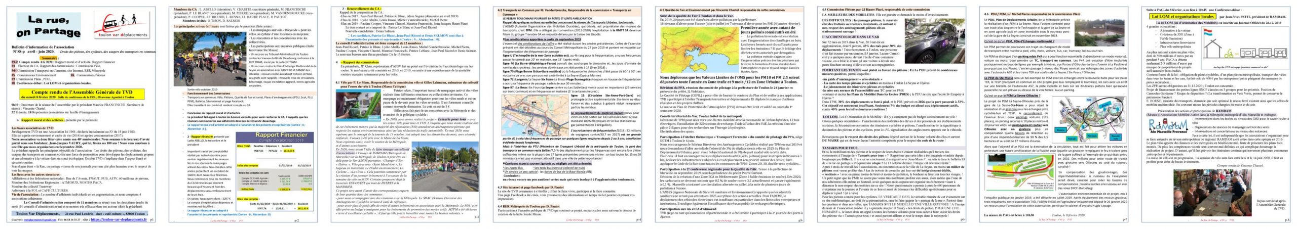 Aperçu du bulletin