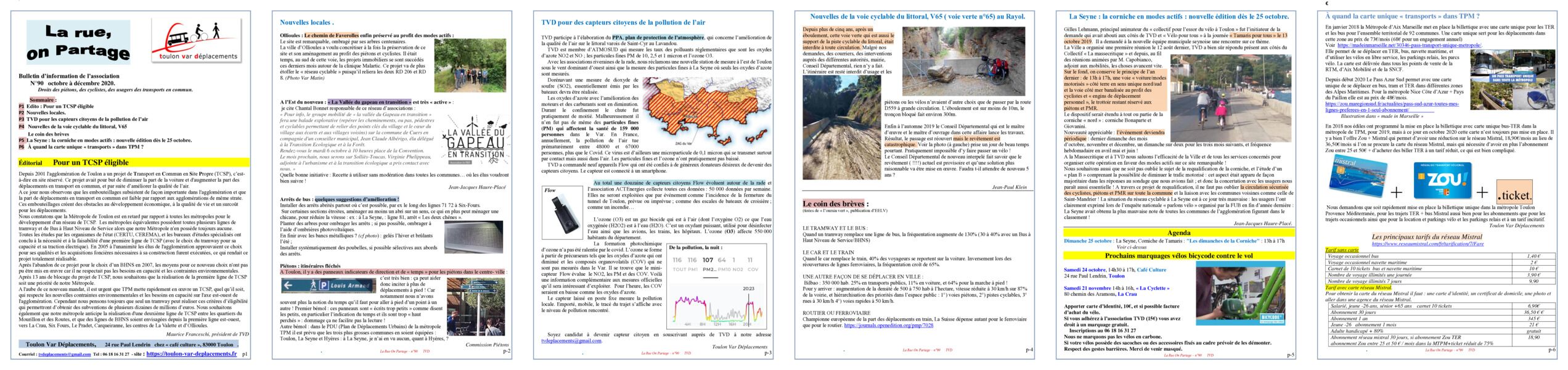 Aperçu du bulletin