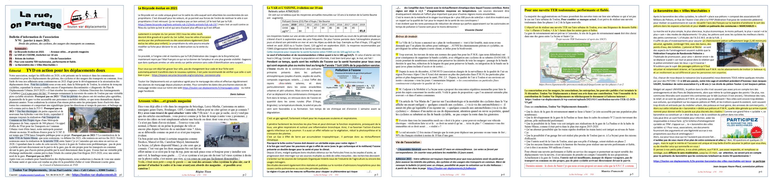 Aperçu du bulletin
