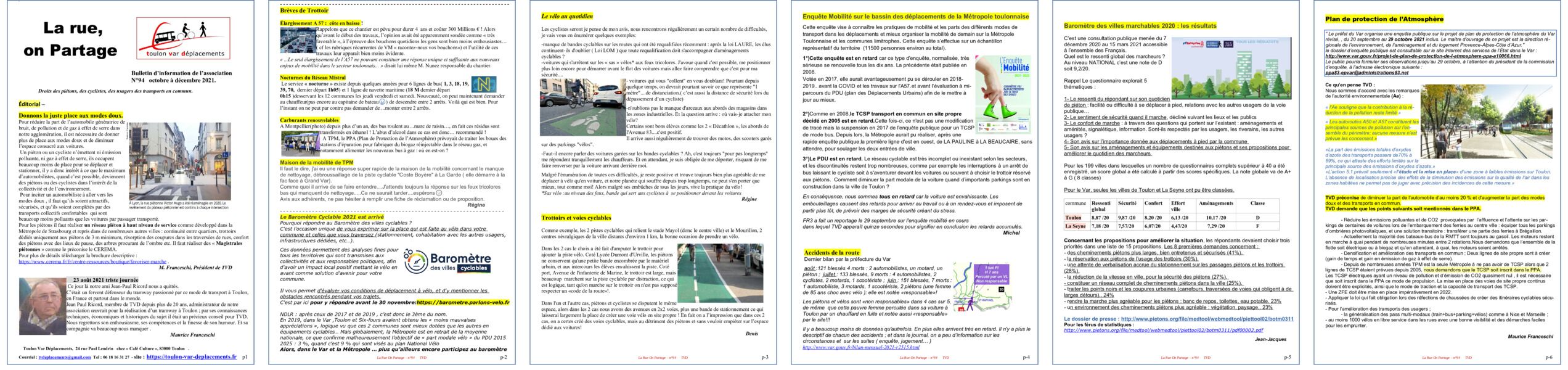 Aperçu du bulletin