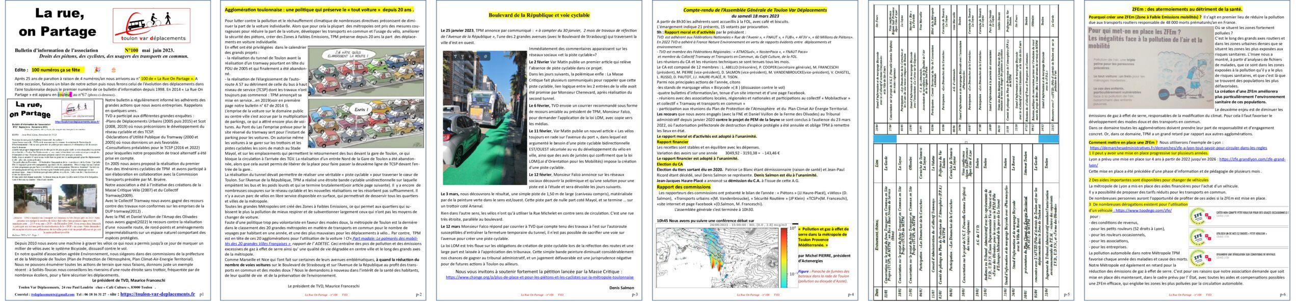 Aperçu du bulletin