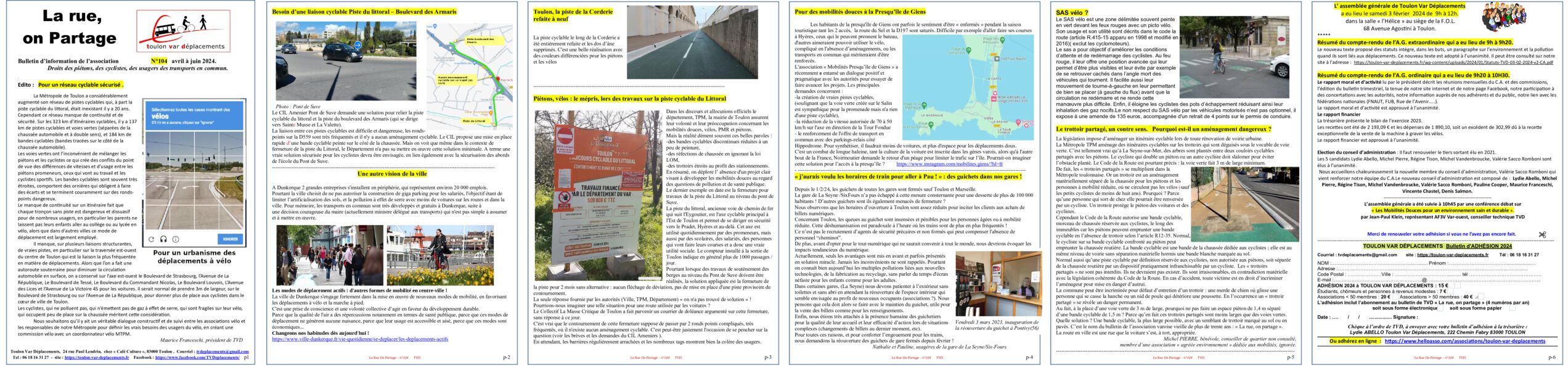 Aperçu du bulletin