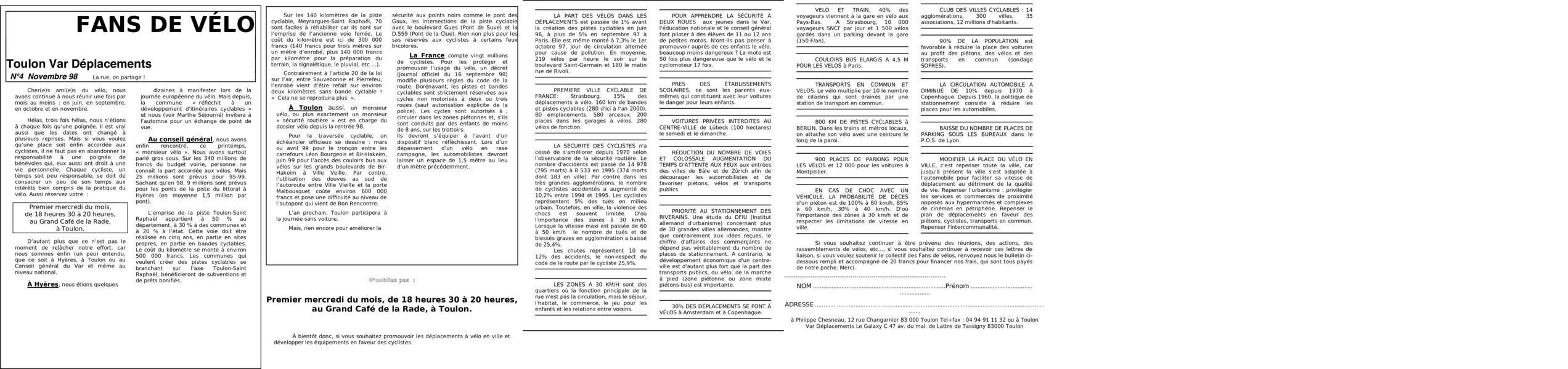 Aperçu du bulletin
