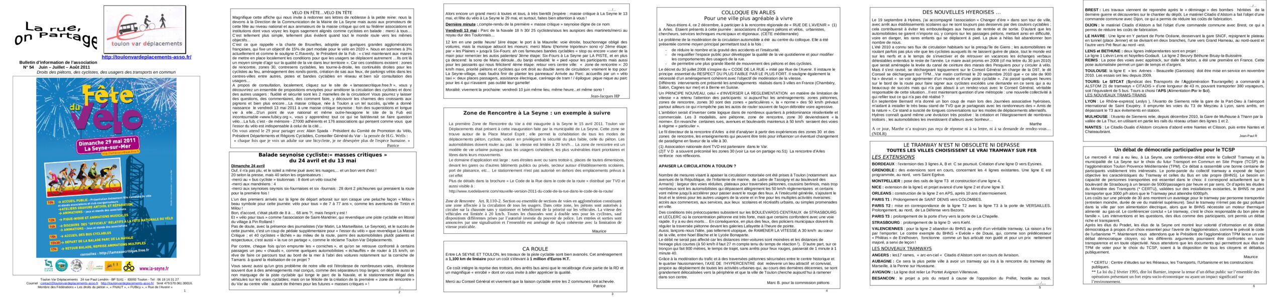 Aperçu du bulletin