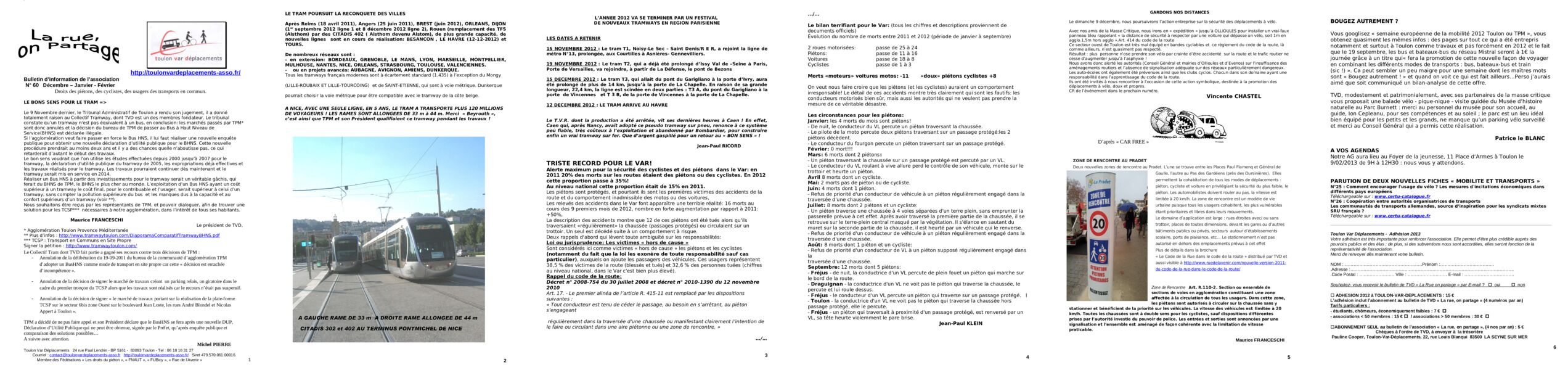 Aperçu du bulletin
