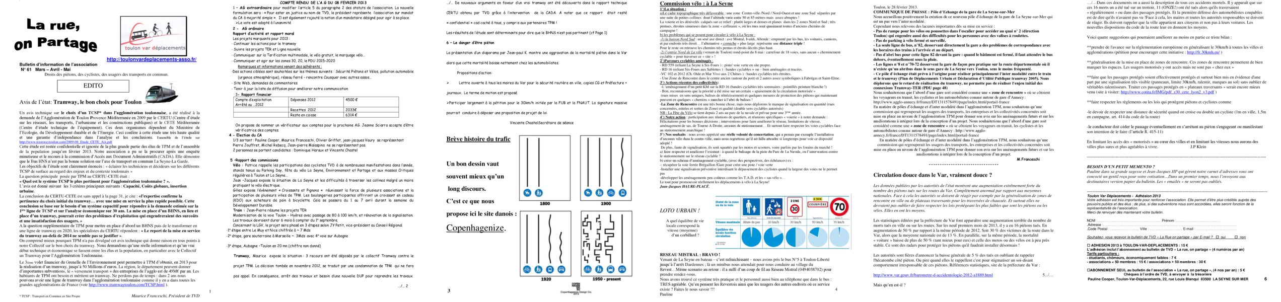 Aperçu du bulletin