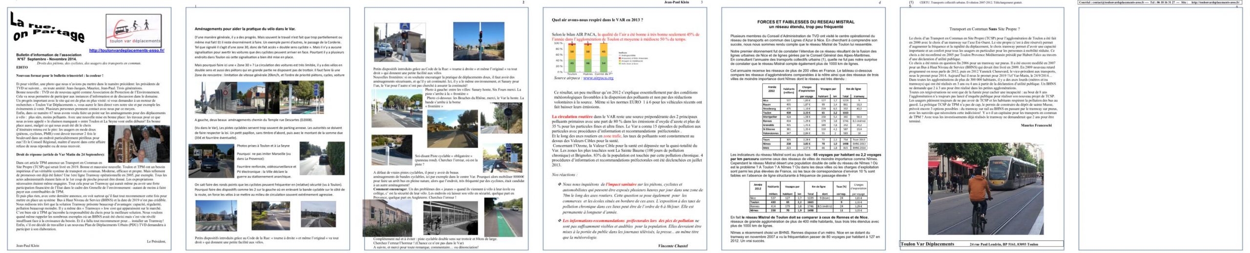 Aperçu du bulletin