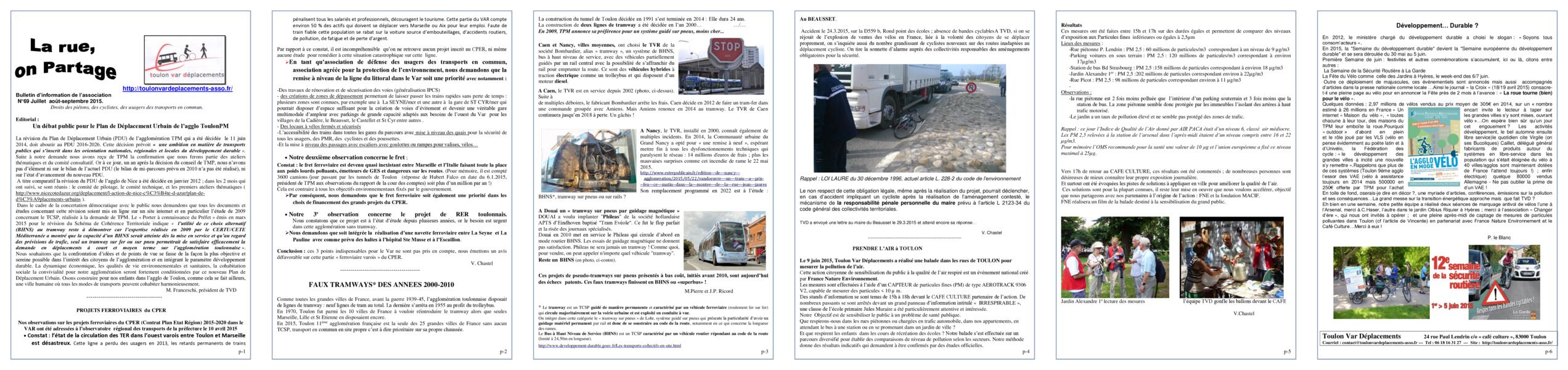Aperçu du bulletin