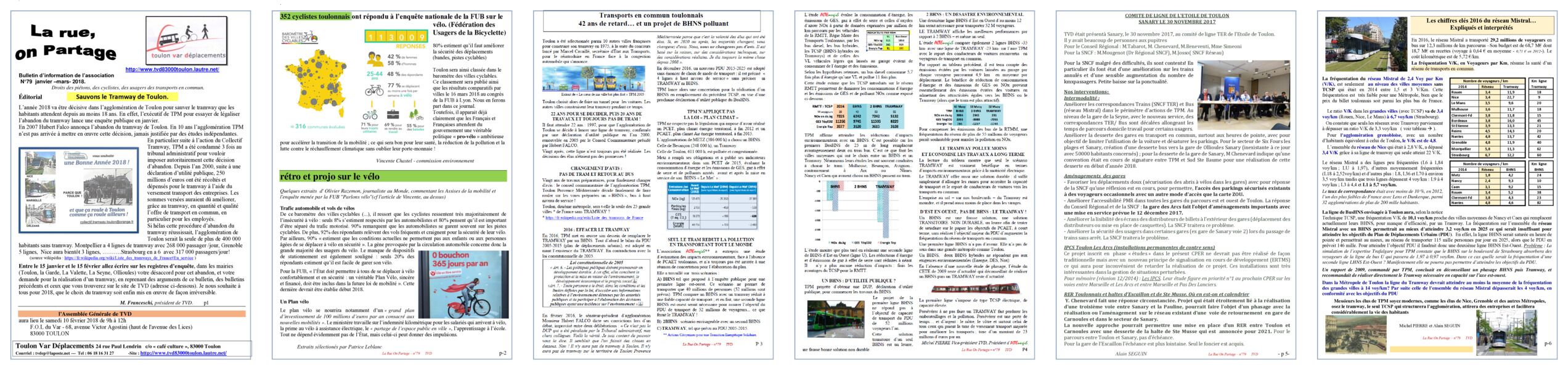 Aperçu du bulletin