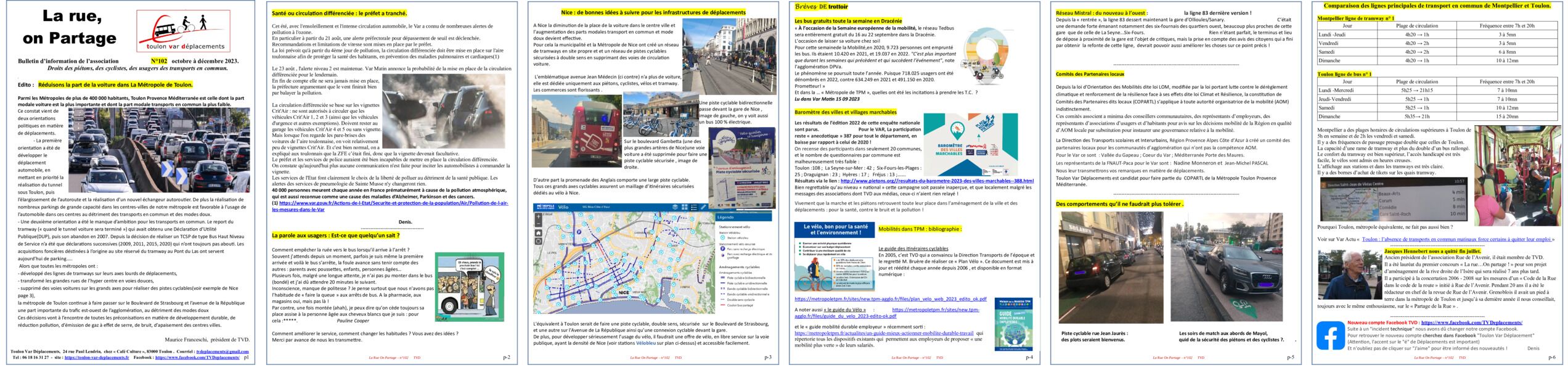 Aperçu du bulletin